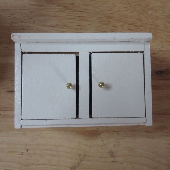 Chadwick Miller White Wooden 4pc Wooden Miniature Kitchen Set #93744 - Picture 8 of 11